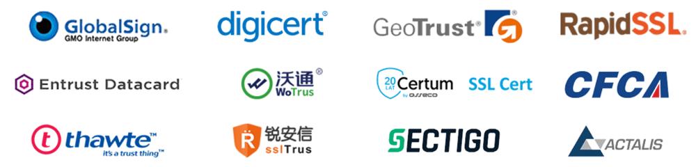 SSL证书品牌